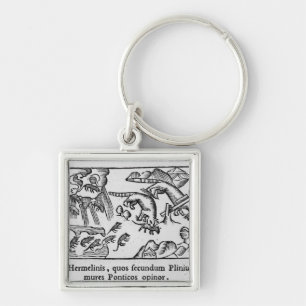 Migration der Lemminge Schlüsselanhänger