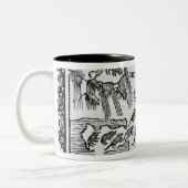 Migration der Lemminge Zweifarbige Tasse (Links)