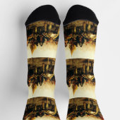 Migration der Serben von Paja Jovanovic Fine Art Socken (Oben)