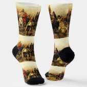 Migration der Serben von Paja Jovanovic Fine Art Socken (Gewinkelt)