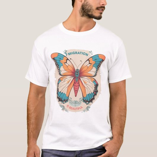 Migration ist ein wunderschöner Monarch T-Shirt (Vorderseite)