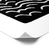 Migration Large Linocut Print Poster (Ecke)