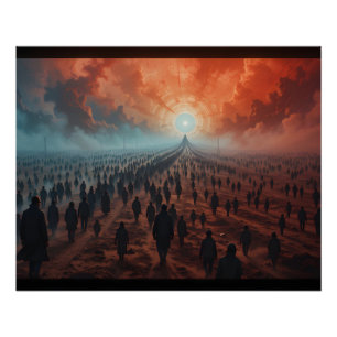 Migration von Schatten Poster