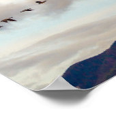 Migration von Vögeln // Naturfotografie Poster (Ecke)