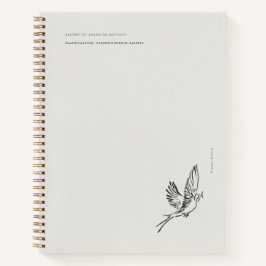 Migratory Swallow- Naturalist Menagerie Archive  Notizblock