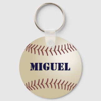 Miguel Baseball Keychain von 369MyName Schlüsselanhänger