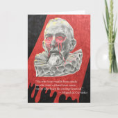 Miguel de Cervantes Karte (Vorderseite)