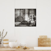 Miguel de Cervantes Saavedra Poster (Küche)