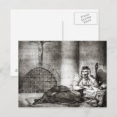 Miguel de Cervantes Saavedra Postkarte (Vorne/Hinten)
