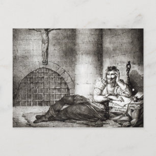 Miguel de Cervantes Saavedra Postkarte