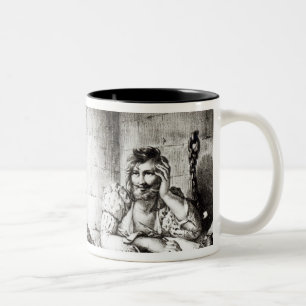 Miguel de Cervantes Saavedra Zweifarbige Tasse