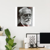 Miguel de Unamuno in der Lage, Liebe zu zitieren P Poster (Heimbüro)