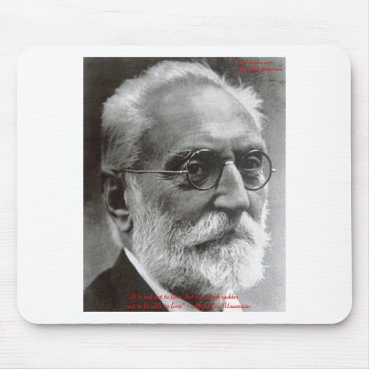 Miguel de Unamuno kann Geschenke und Karten für Li Mousepad (Vorne)
