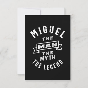Miguel Personalisiert Name Birthday Gift RSVP Karte