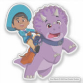 Miguel und Tango | Dino Ranch Aufkleber (Vorderseite)