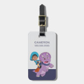 Miguel und Tango | Dino Ranch Gepäckanhänger (Vorderseite vertikal)