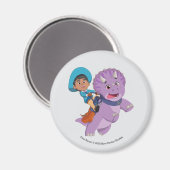 Miguel und Tango | Dino Ranch Magnet (Vorderseite/Rückseite)