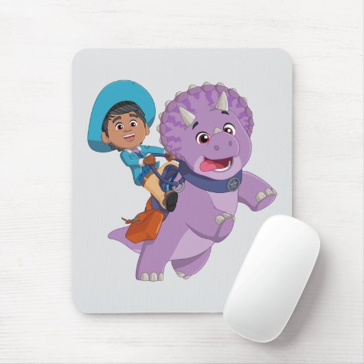 Miguel und Tango | Dino Ranch Mousepad (Mit Mouse)