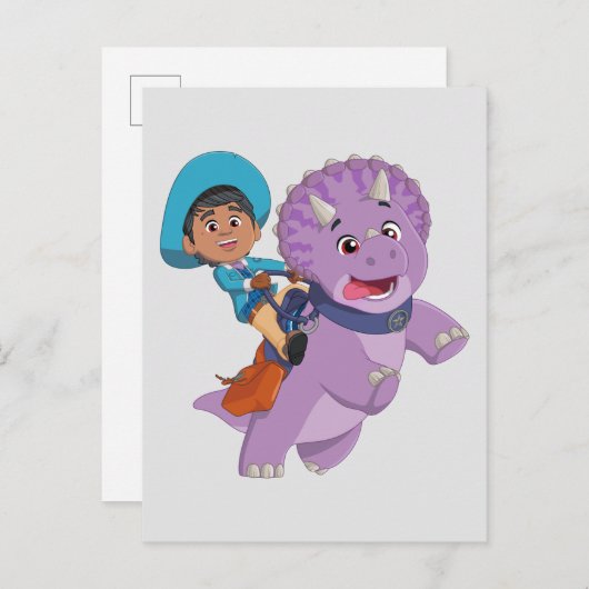 Miguel und Tango | Dino Ranch Postkarte (Vorne/Hinten)