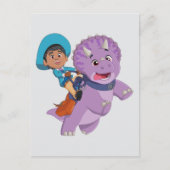 Miguel und Tango | Dino Ranch Postkarte (Vorderseite)