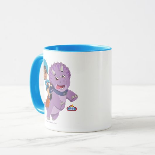 Miguel und Tango | Dino Ranch Tasse (Vorderseite Links)