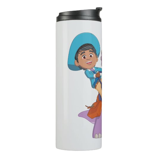 Miguel und Tango | Dino Ranch Thermosbecher (Nach links gedreht)