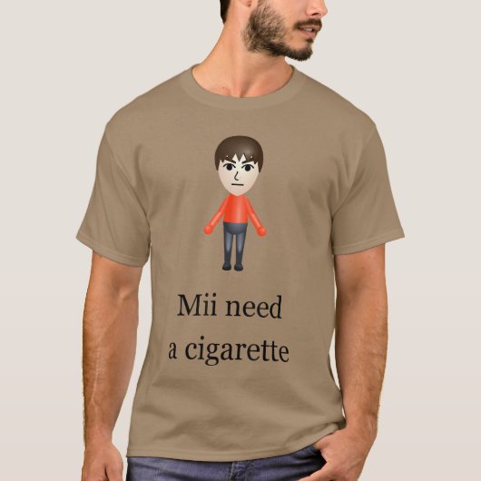 MII Brauche eine Zigarette Junge T-Shirt (Vorderseite)