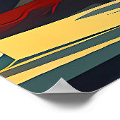 Miid Century Cocktail Party Couples - Captivated Poster (Ecke)