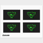 Miire Park BMX Rectangle Stickers (Blatt)