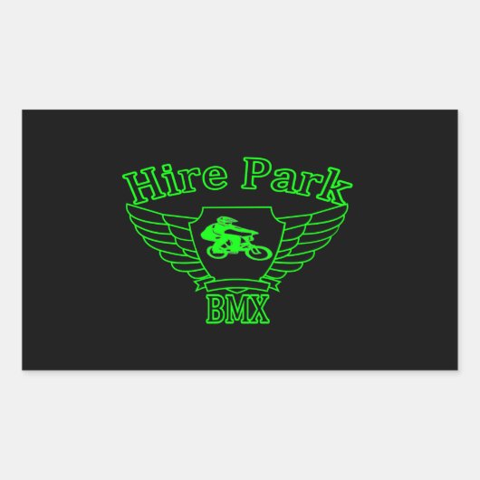Miire Park BMX Rectangle Stickers (Vorderseite)