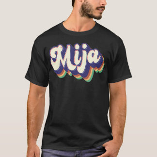 Mija Latina Women Girls Cinco de Mayo Retro Spanie T-Shirt