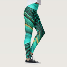 "Mijas" Ebenen von Saphir und Sonnenschein Leggings