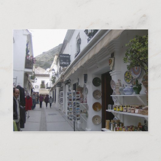 Mijas Pueblo, Spanien Postkarte (Vorderseite)