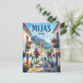 Mijas Spanien Postkarte (Stehend Vorderseite)