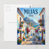 Mijas Spanien Postkarte (Vorne/Hinten)