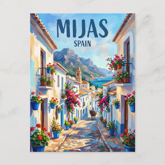 Mijas Spanien Postkarte (Vorderseite)