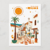 Mijas Spanien Urlaub Andalusien Costa Sol Postcar Postkarte (Vorderseite)