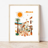 Mijas Spanien Urlaub Andalusien Costa Sol Poster