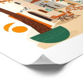 Mijas Spanien Urlaub Andalusien Costa Sol Poster (Ecke)