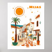 Mijas Spanien Urlaub Andalusien Costa Sol Poster (Vorne)
