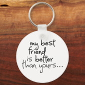 Mijn beste vriend ist besser dan de jouwe.. schlüsselanhänger (Vorderseite)