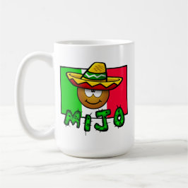 Mijo - Niedliches kleines mexikanisches Kind mit S Kaffeetasse