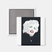 MIK05BW Miki Marilyn.tif Magnet (Vorderseite/Rückseite)