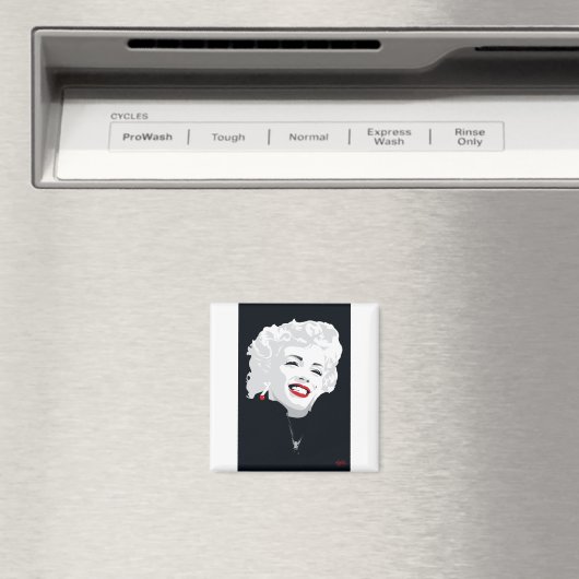 MIK05BW Miki Marilyn.tif Magnet (In Situ (Geschirrspüler))