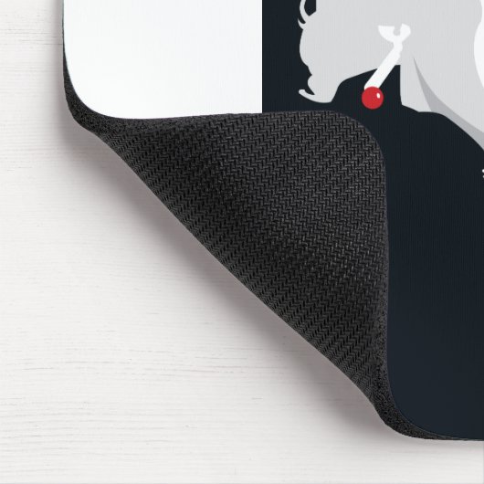 MIK05BW Miki Marilyn.tif Mousepad (Ecke)