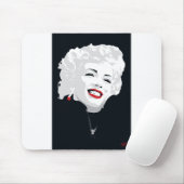 MIK05BW Miki Marilyn.tif Mousepad (Mit Mouse)