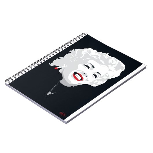 MIK05BW Miki Marilyn.tif Notizblock (Linke Seite)