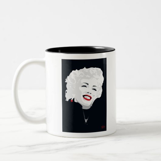 MIK05BW Miki Marilyn.tif Zweifarbige Tasse (Links)