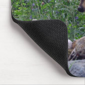 Mika der Waschbär Mousepad (Ecke)