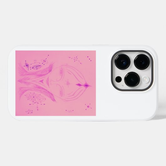 Mika Galactic Being Case-Mate iPhone Hülle (Rückseite (Horizontal))